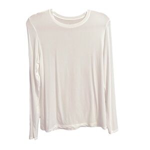 Cuddl Duds Softwear Long Sleeve Crew -Size Large- Wear under Scrubs for comfort